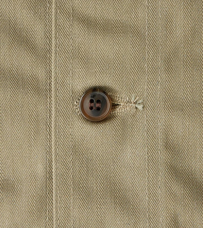 Skyline Overshirt - 12oz H.Stevensons® Dry Waxed Herringbone - Sage