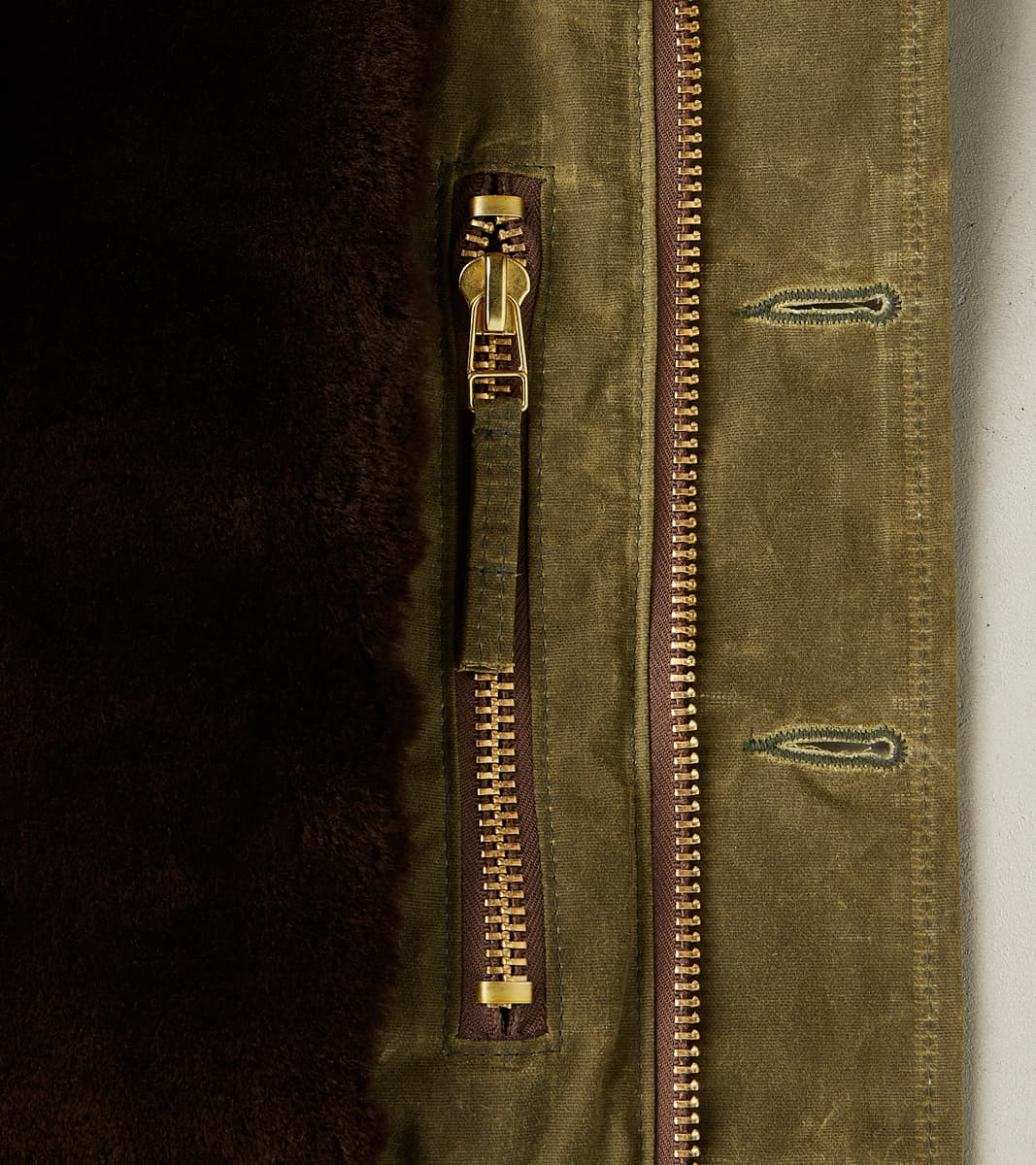 N-1 Deck Jacket - 7oz Martexin Waxed Sailcloth - Military Olive