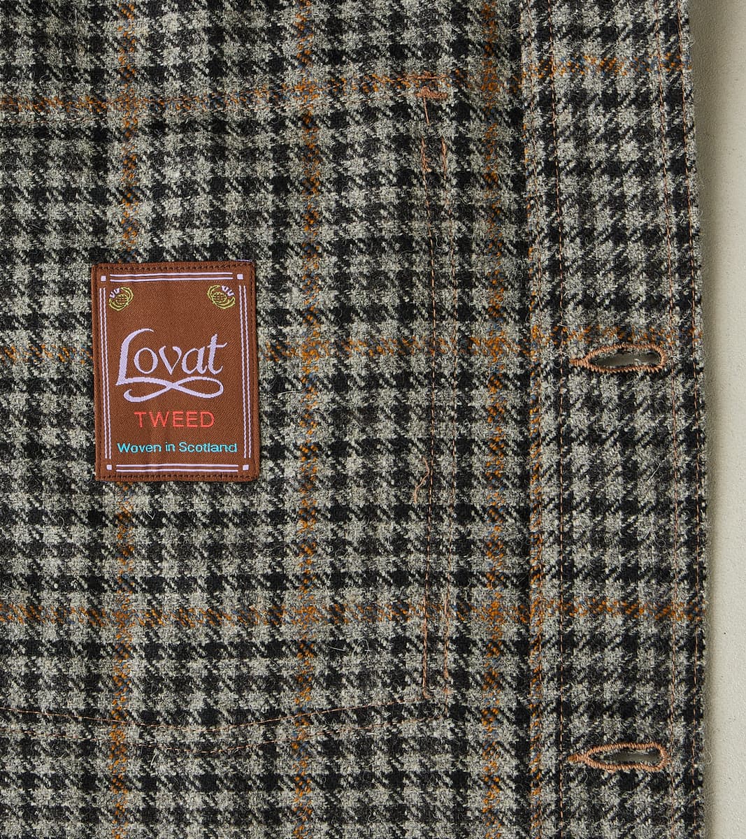 Skyline Overshirt - Lovat® Tweed Twill -  London Town Grey Check
