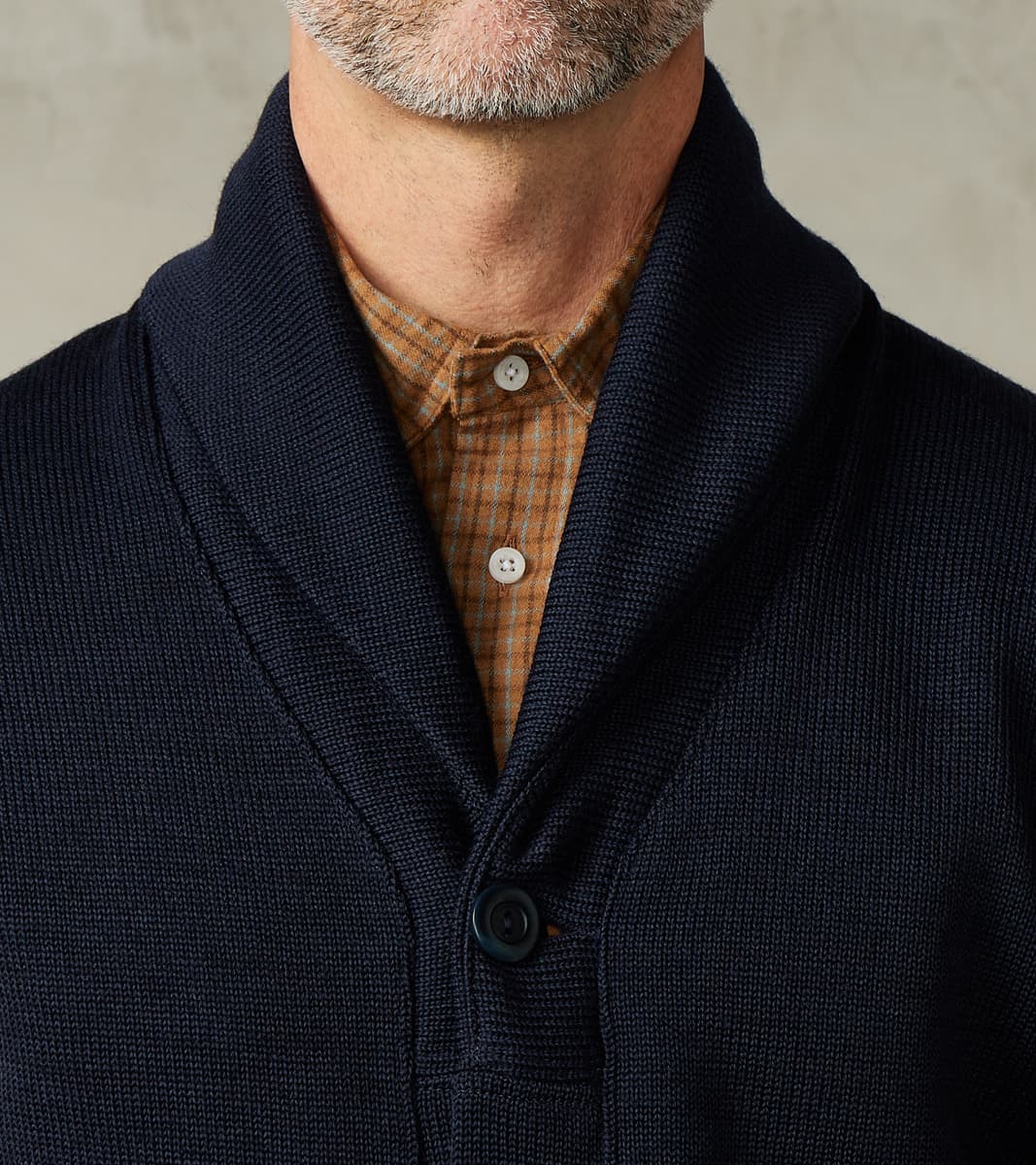Shawl Cardigan - Navy
