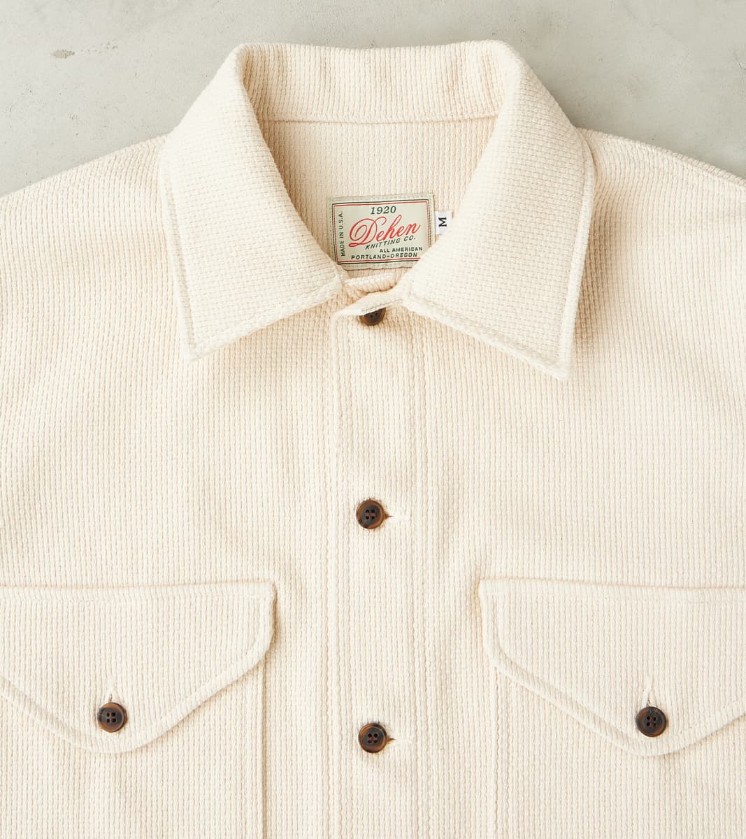 Dehen 1920 x DR Skyline Overshirt - Japanese Sashi-Ori - Natural