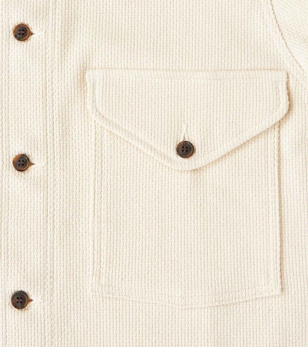 Skyline Overshirt - Japanese Sashi-Ori - Natural