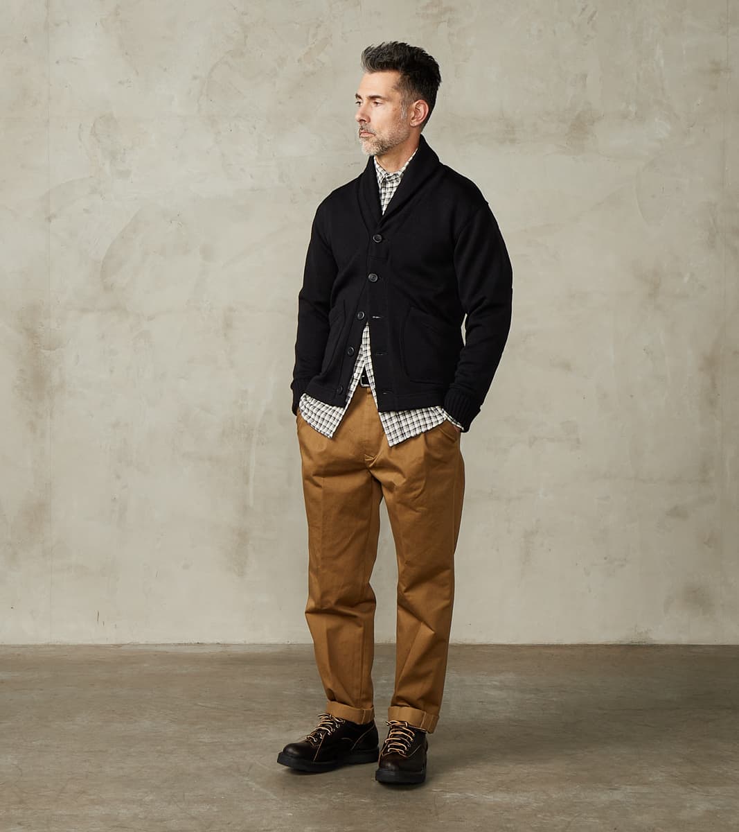 Dehen 1920 x DR Shawl Cardigan - Black – Division Road, Inc.