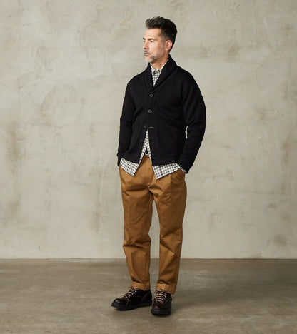 Dehen 1920 x Division Road Shawl Cardigan - Black