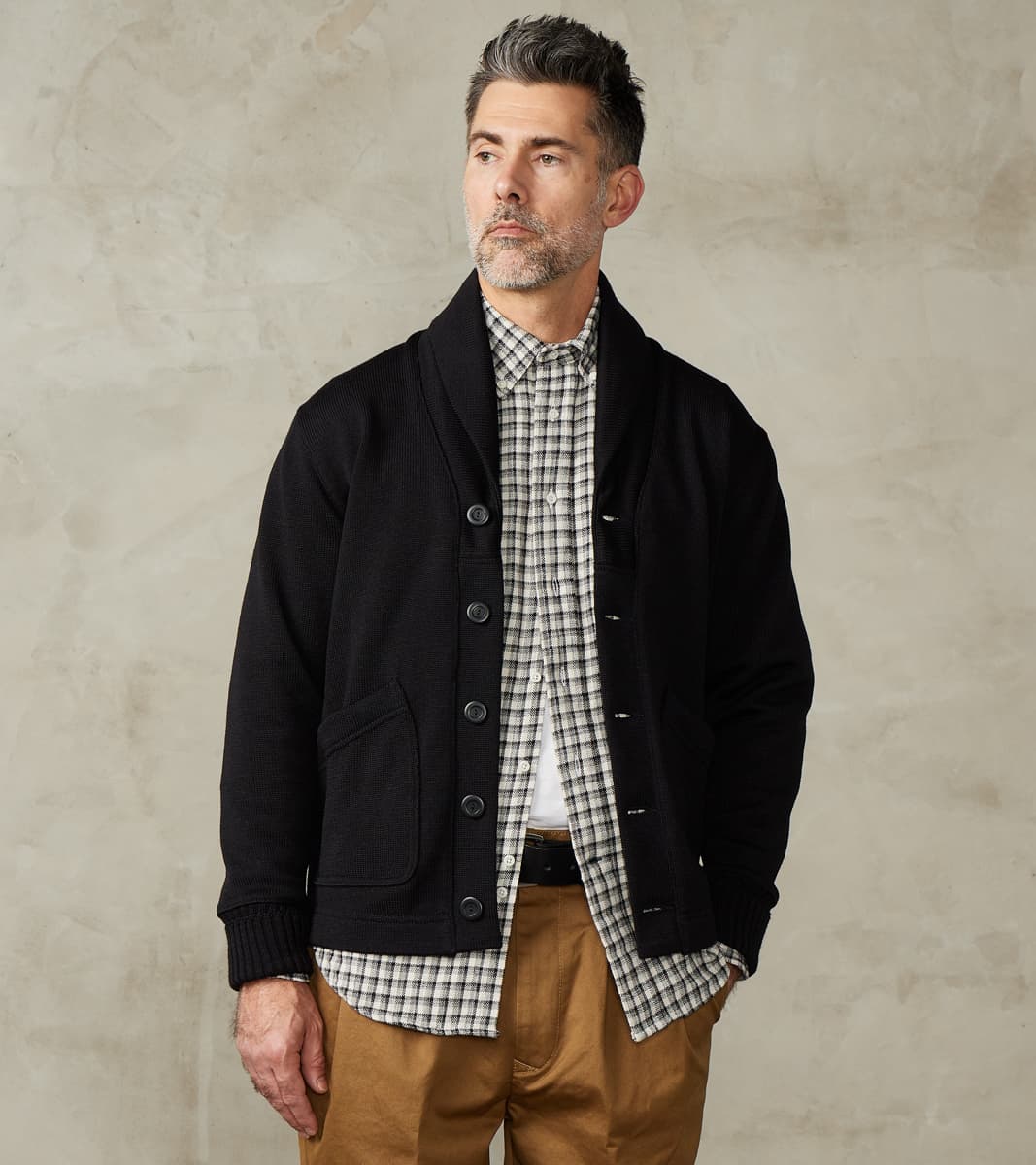 Shawl Cardigan - Black