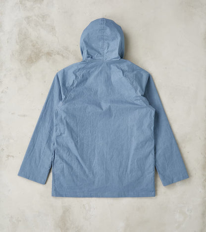 Heavy Duty Raincoat - H.Stevensons® Dry Waxed Ripstop - Faded Blue