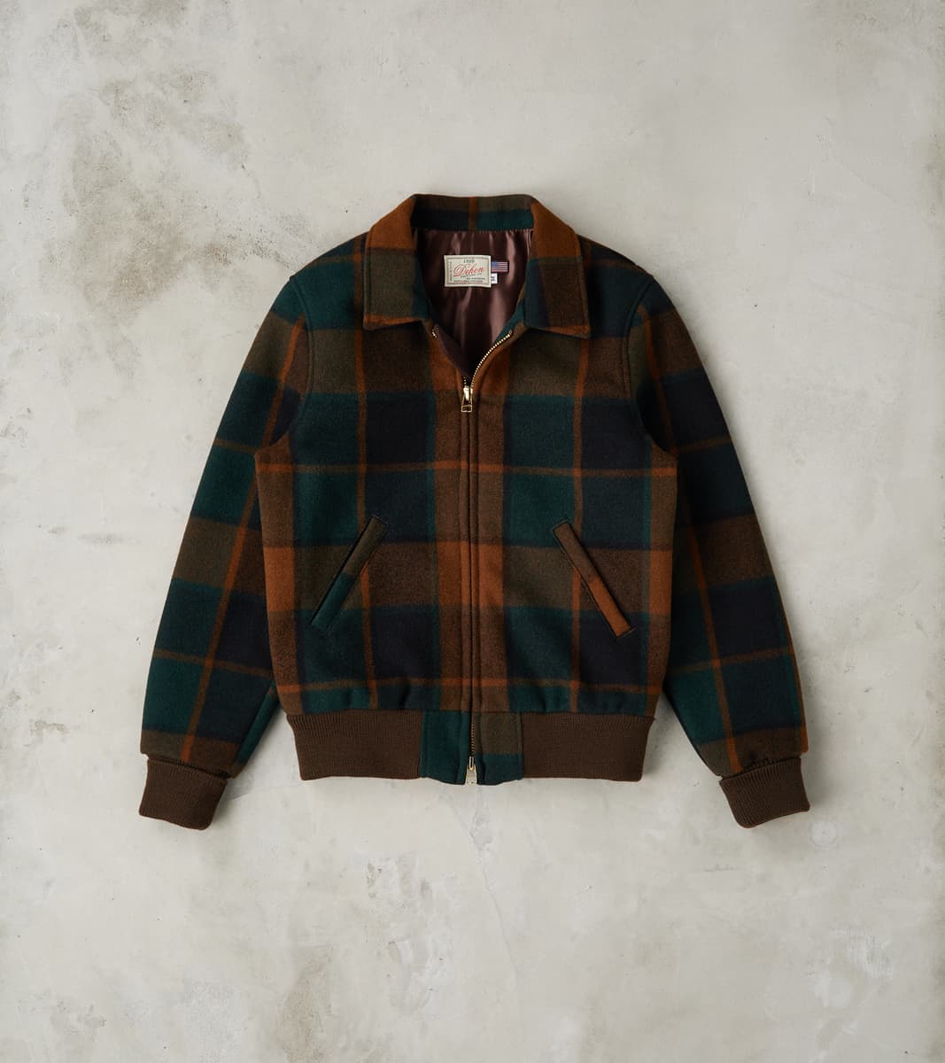 Dehen 1920 Weekender Jacket - Melton Wool Twill - Oregon Plaid