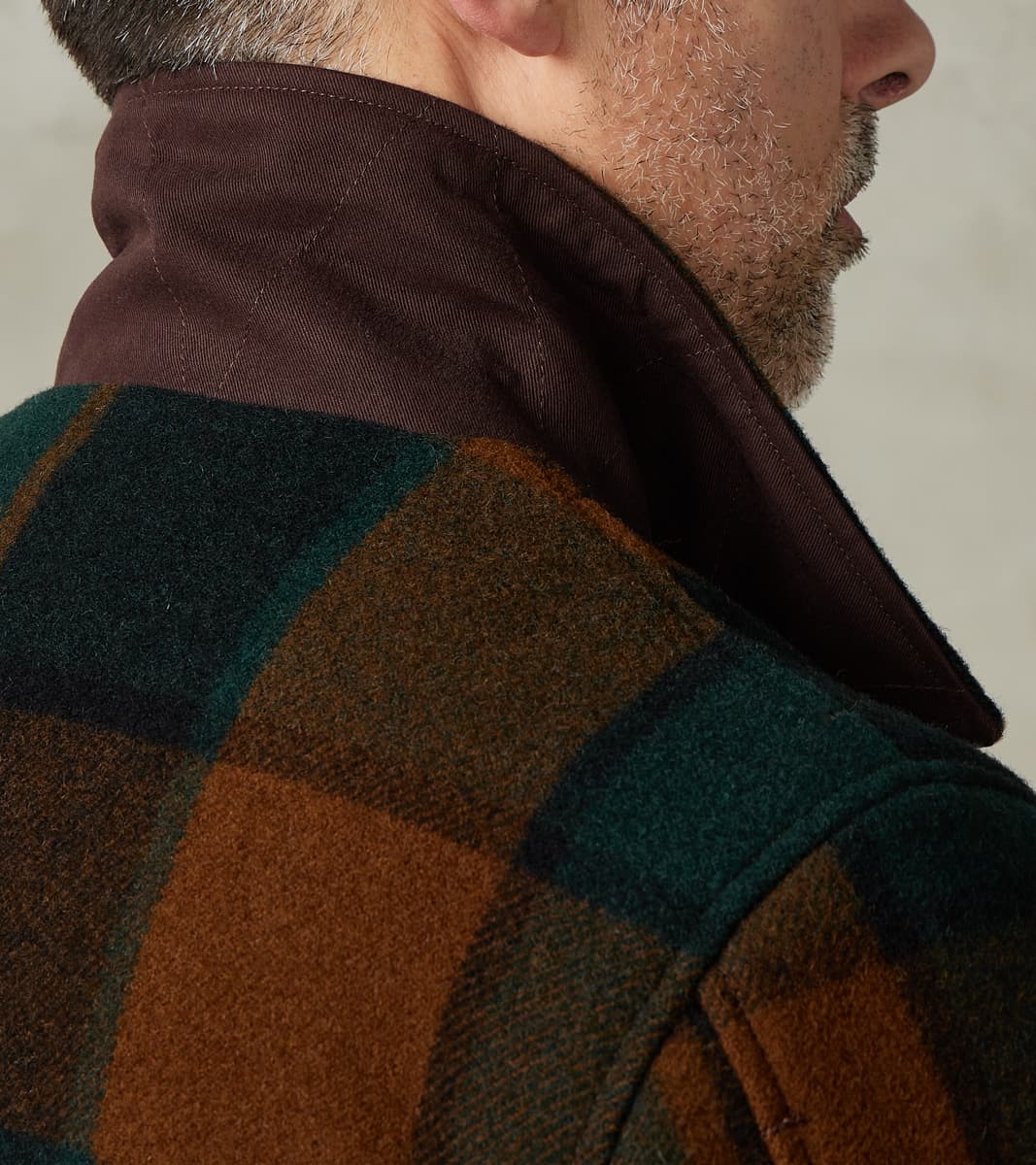 Weekender Jacket - Melton Wool Twill - Oregon Plaid