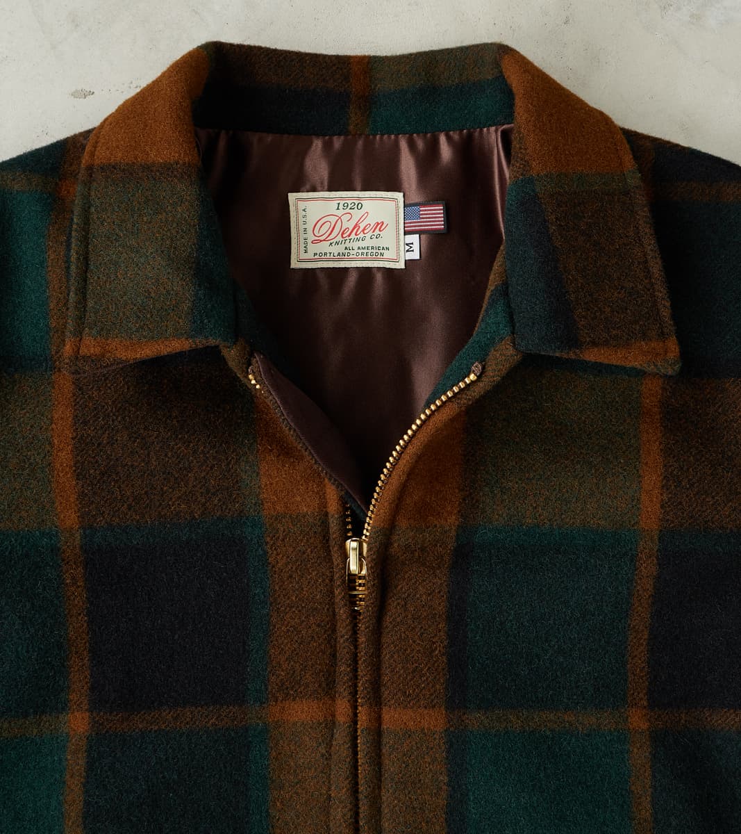 Weekender Jacket - Melton Wool Twill - Oregon Plaid