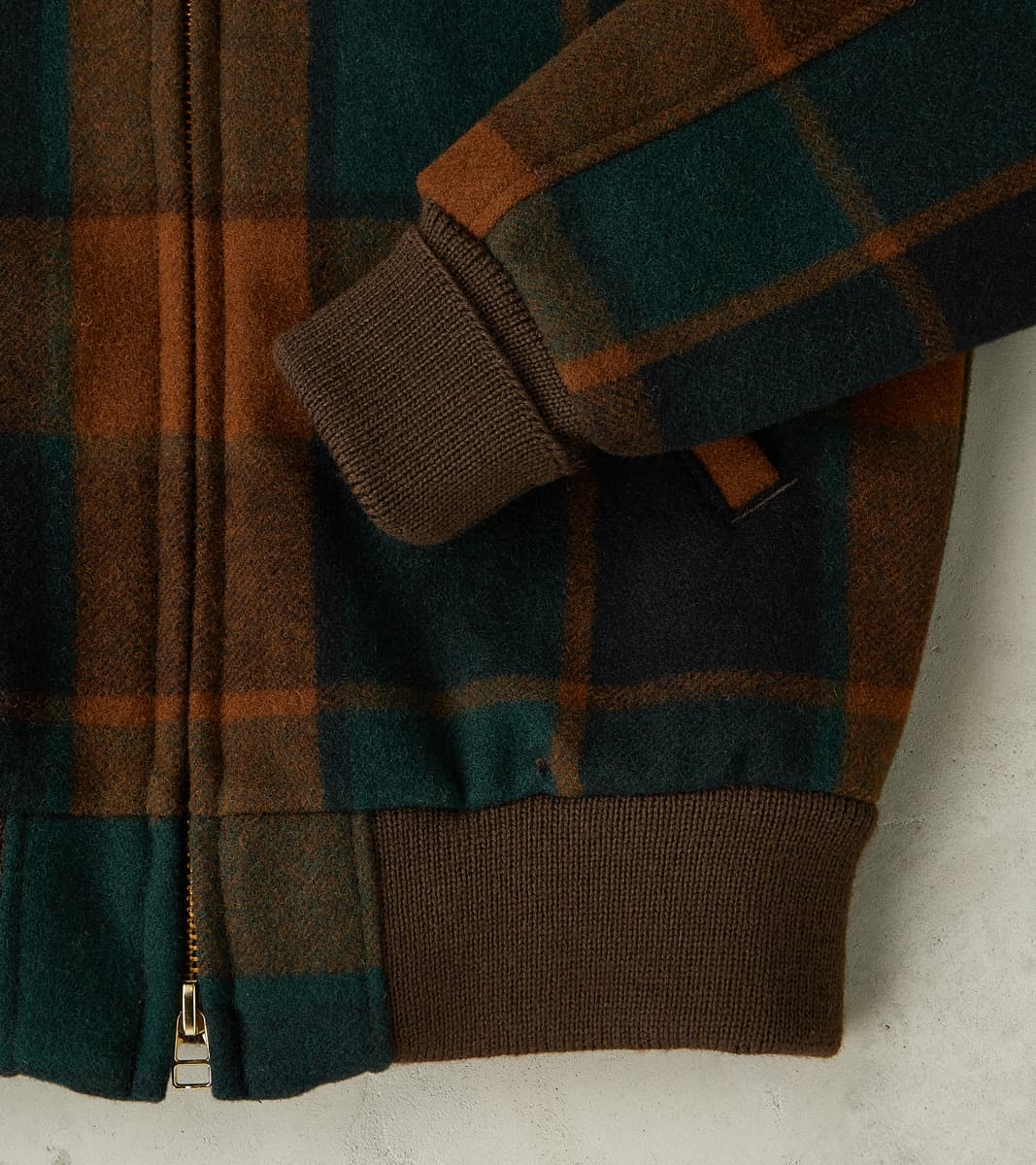 Weekender Jacket - Melton Wool Twill - Oregon Plaid