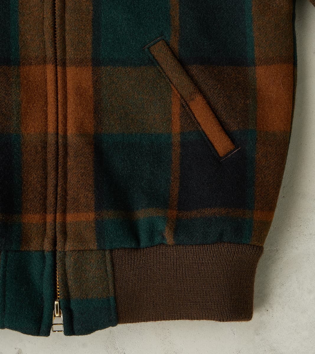 Weekender Jacket - Melton Wool Twill - Oregon Plaid