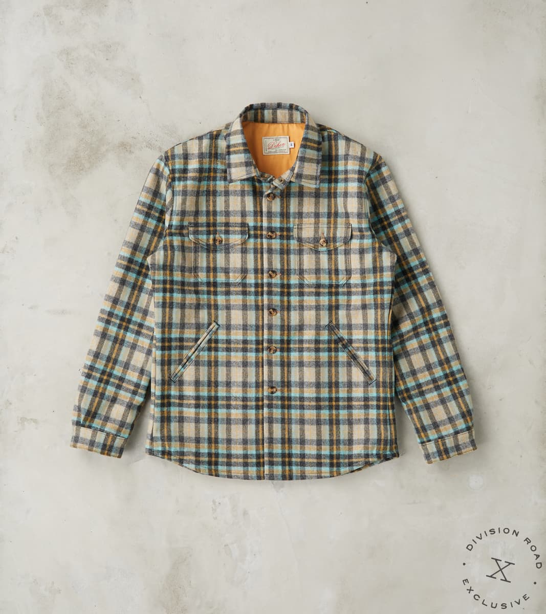 Dehen 1920 x Division Road Crissman Overshirt - Fox Brothers® Flannel - Parisian …