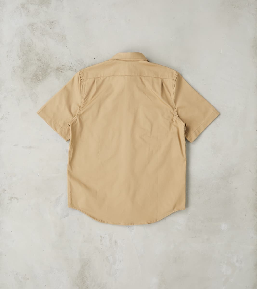 Drover Shirt - Japanese Military Canvas - Alvord Khaki