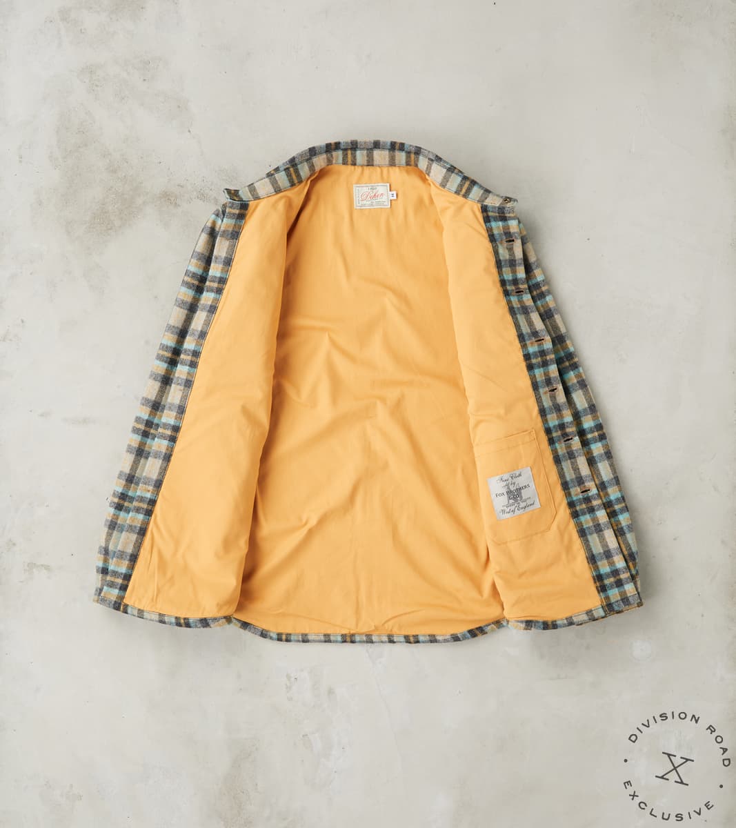 Crissman Overshirt - Fox Brothers® Flannel - Parisian Check Twill