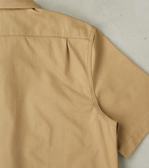 Drover Shirt - Japanese Military Canvas - Alvord Khaki