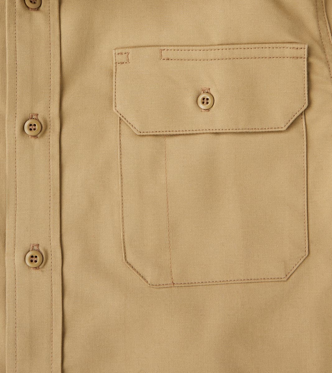 Drover Shirt - Japanese Military Canvas - Alvord Khaki