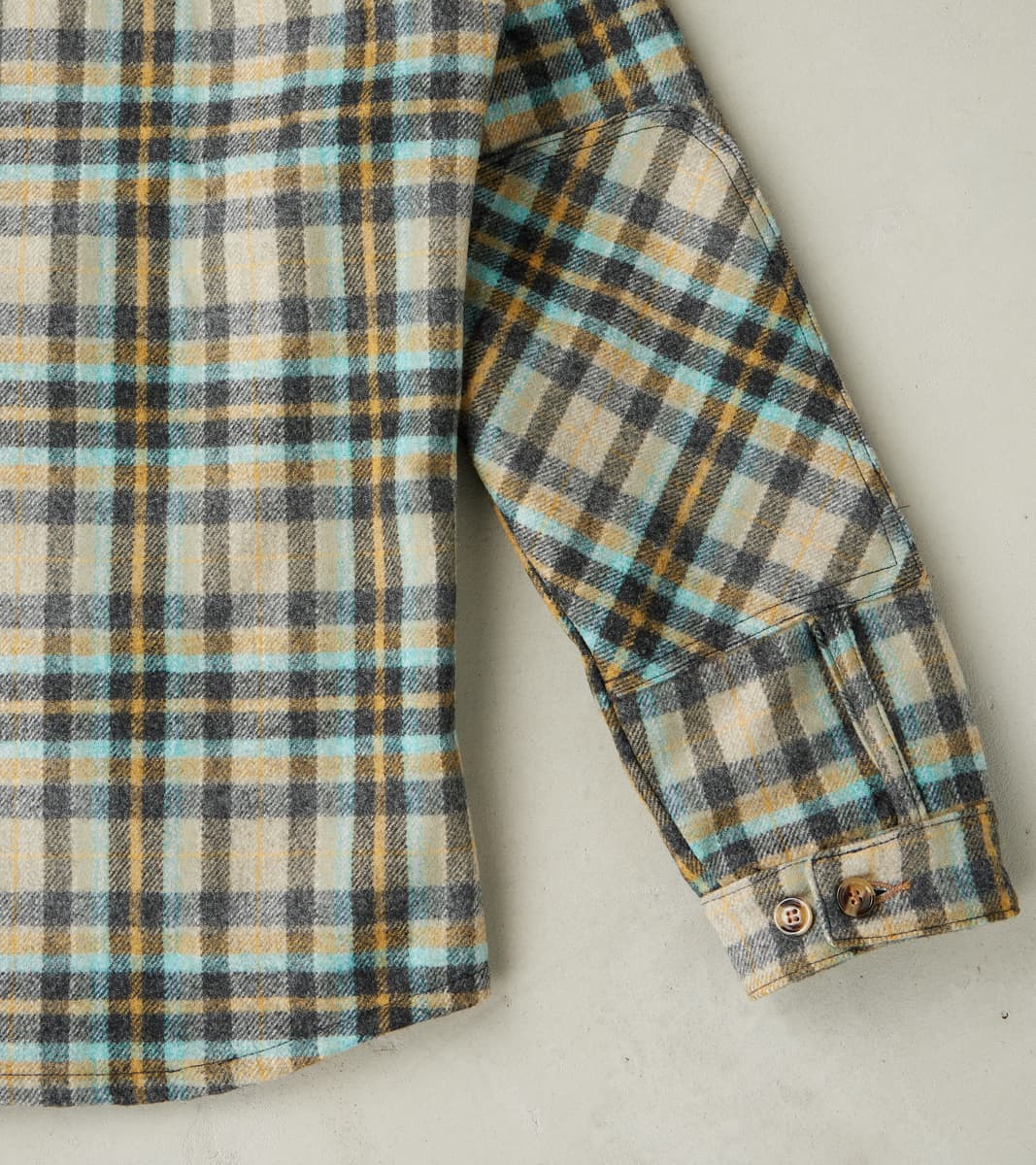 Crissman Overshirt - Fox Brothers® Flannel - Parisian Check Twill