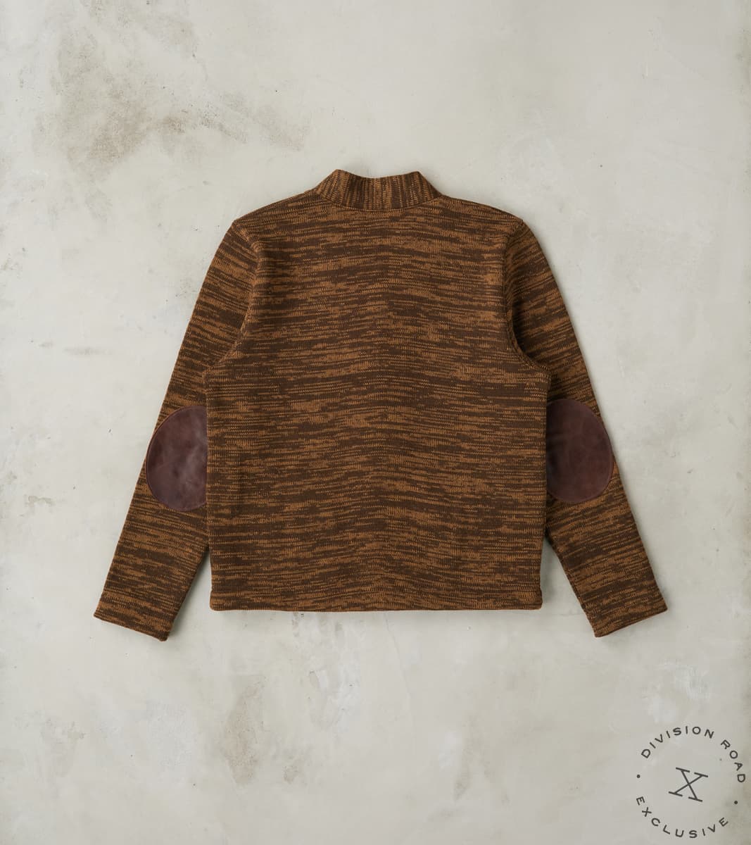 Collegiate Cardigan - Brown & Dark Tan Melange