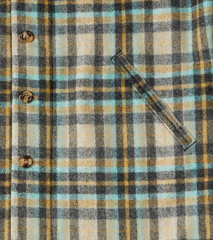 Crissman Overshirt - Fox Brothers® Flannel - Parisian Check Twill