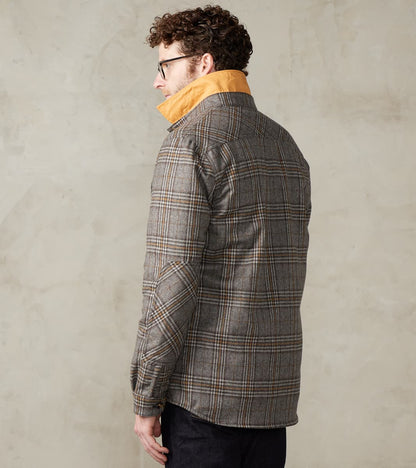 Crissman Overshirt - Fox Brothers® Flannel - Stone Grey Glen Check