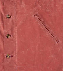 Crissman Overshirt - 8.25oz Waxed Canvas - Nautical Red