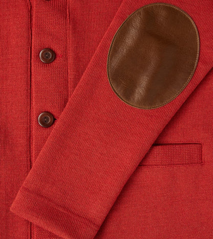 Collegiate Cardigan - Forster Red/Luggage