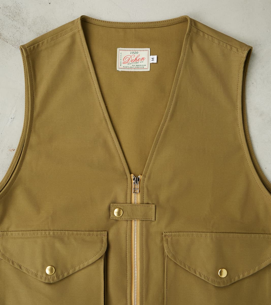 Cargo Vest - Japanese Military Sateen - Fatigue