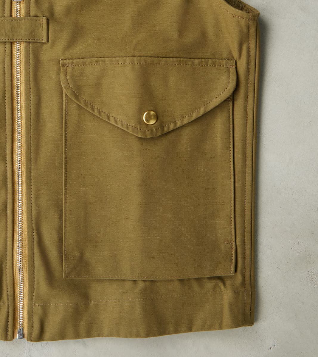 Cargo Vest - Japanese Military Sateen - Fatigue