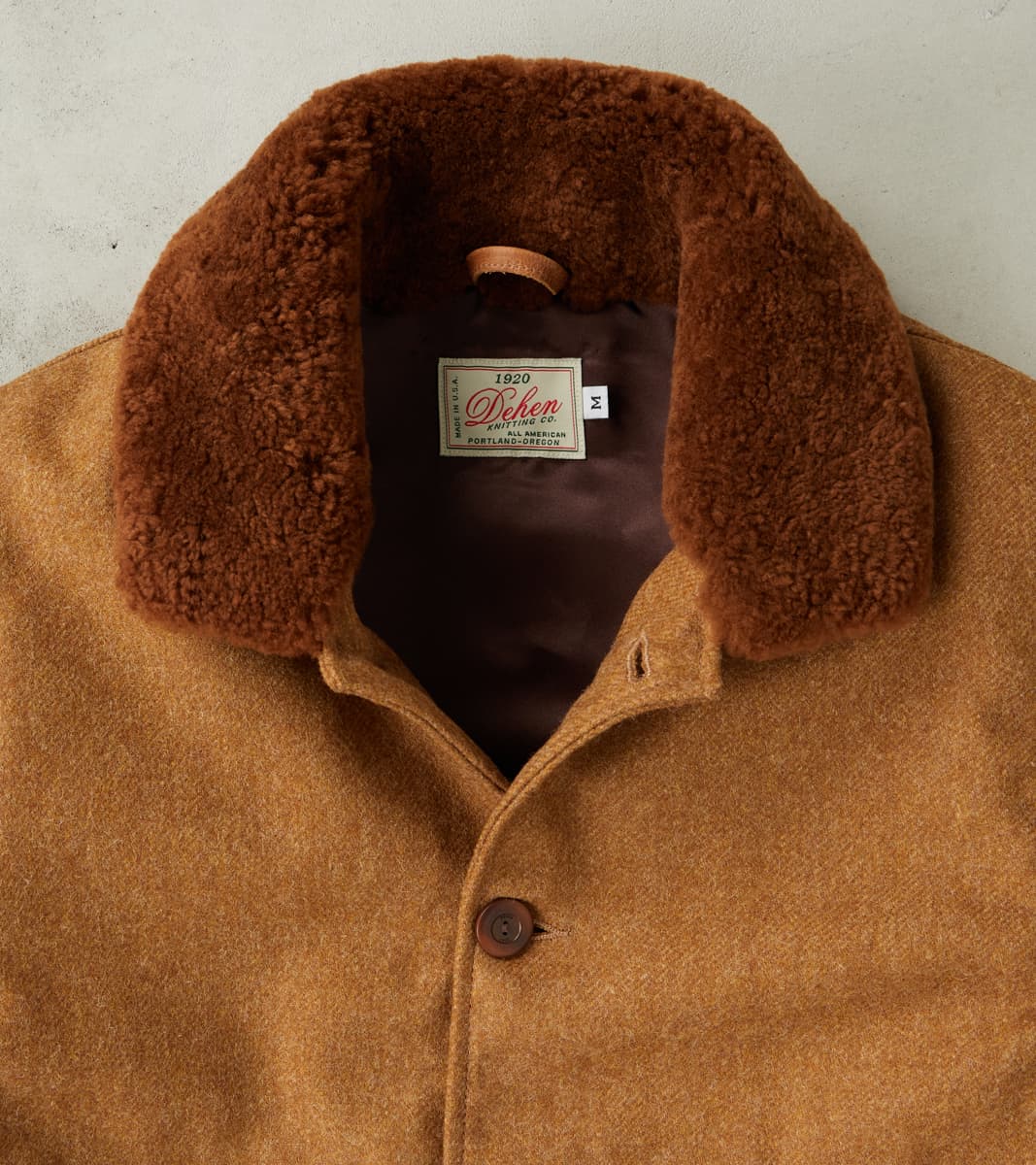 Winston Jacket - A.Moon® Shetland Plain Twill - Dark Sand Mix