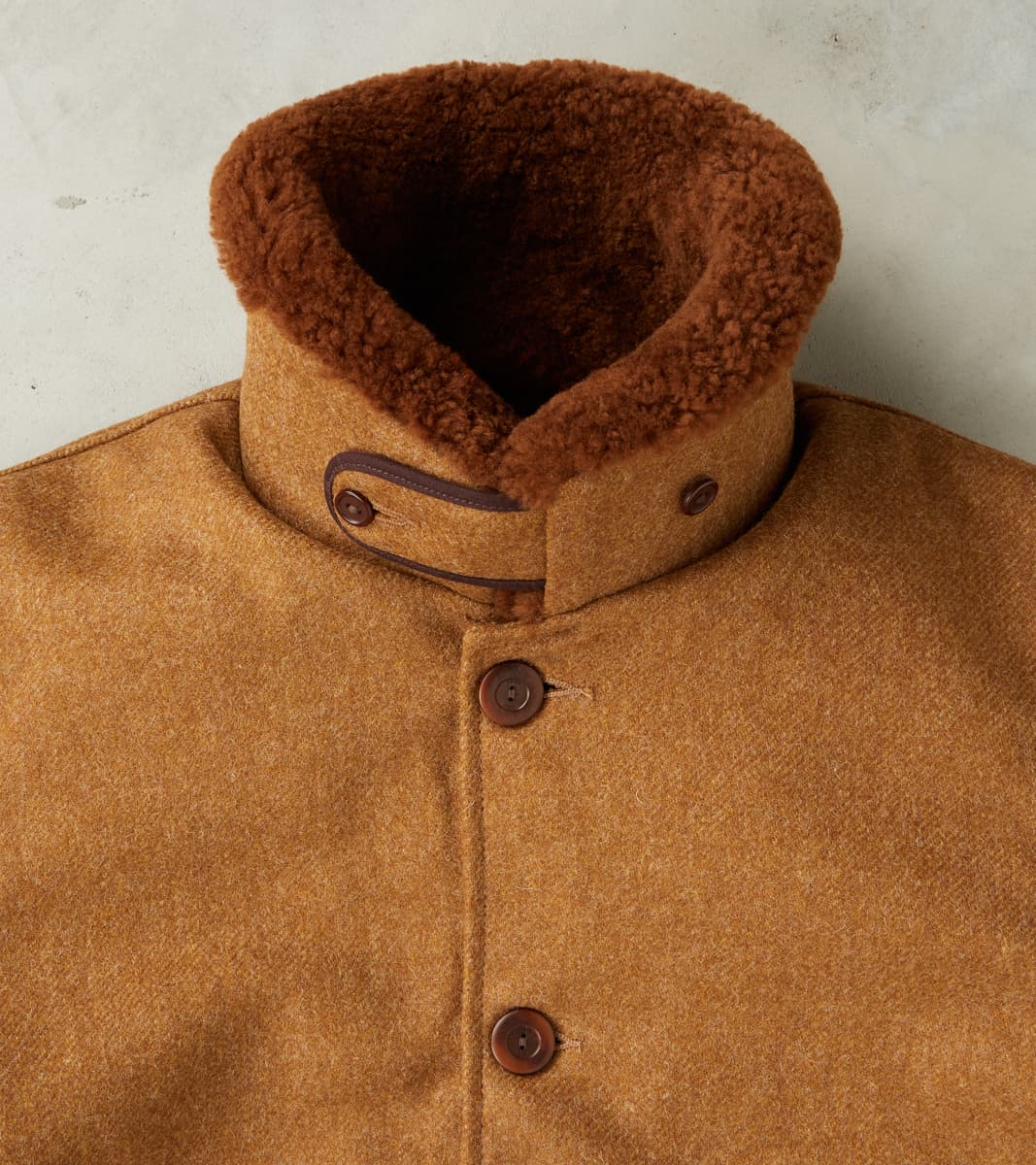 Winston Jacket - A.Moon® Shetland Plain Twill - Dark Sand Mix