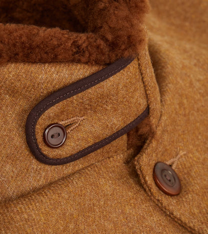 Winston Jacket - A.Moon® Shetland Plain Twill - Dark Sand Mix