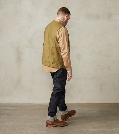 Cargo Vest - Japanese Military Sateen - Fatigue