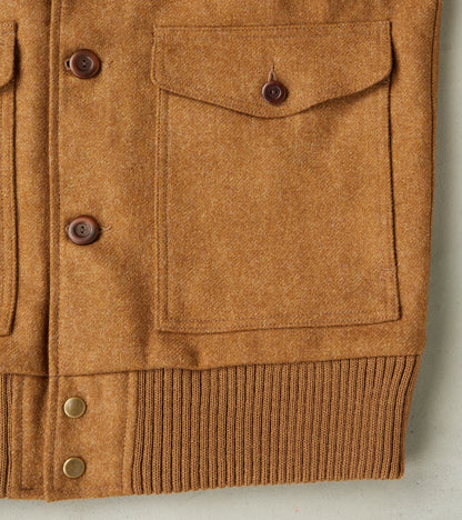 Winston Jacket - A.Moon® Shetland Plain Twill - Dark Sand Mix