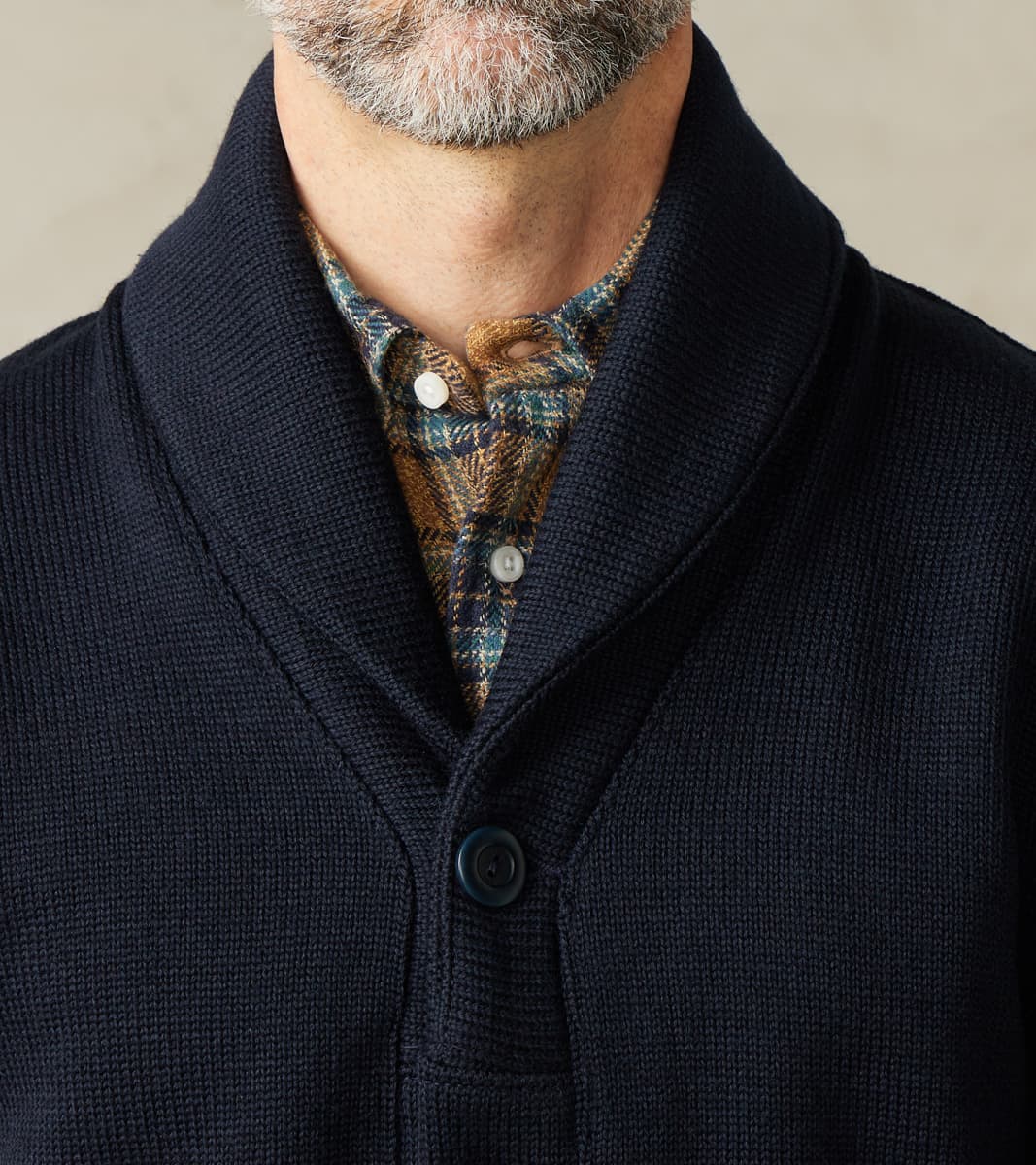 Shawl Cardigan - Navy