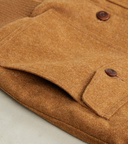 Winston Jacket - A.Moon® Shetland Plain Twill - Dark Sand Mix