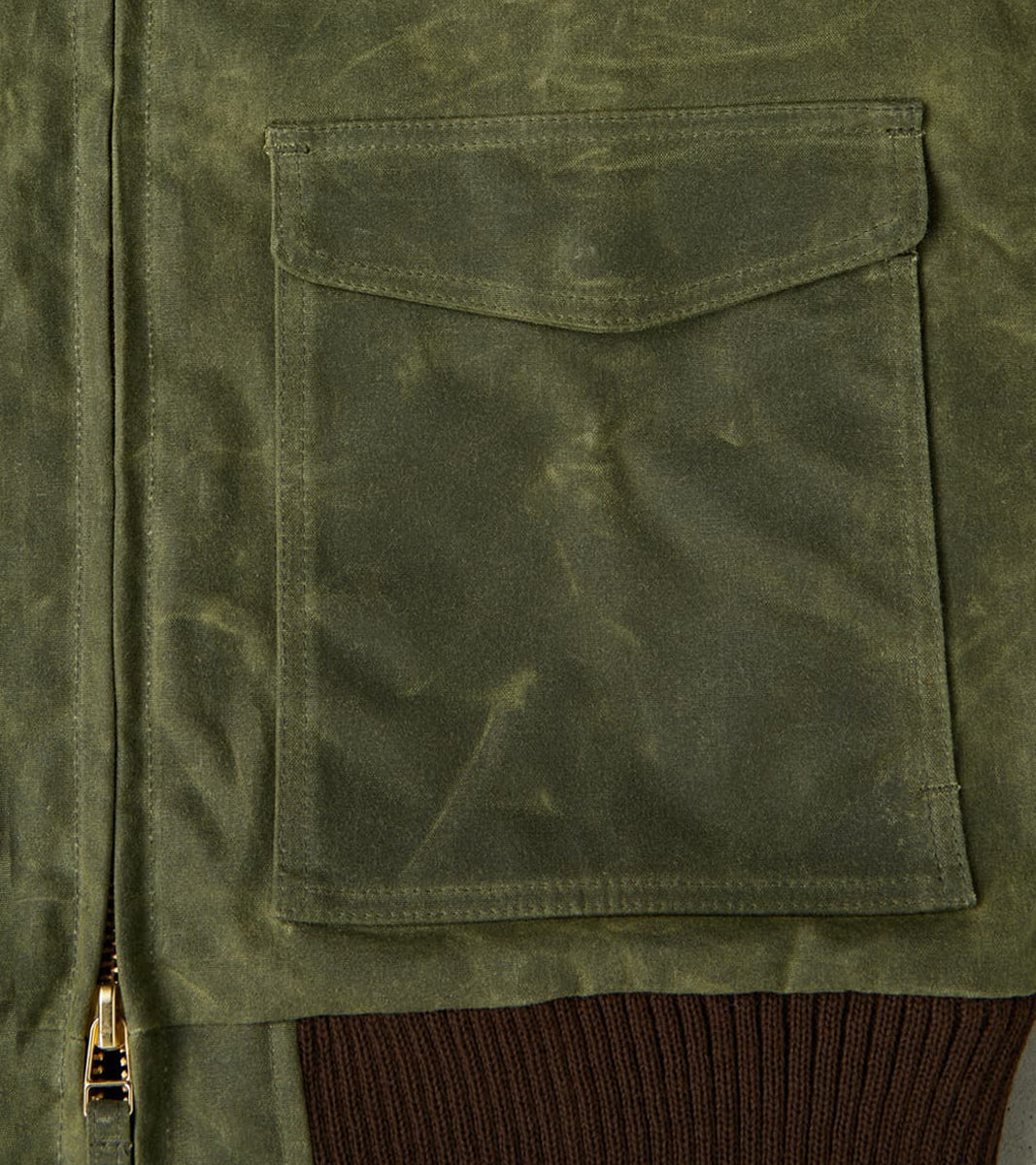 Carrier Jacket - 10oz Martexin Waxed Army Duck - Olive