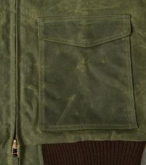 Carrier Jacket - 10oz Martexin Waxed Army Duck - Olive