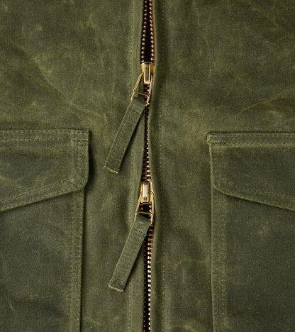 Carrier Jacket - 10oz Martexin Waxed Army Duck - Olive