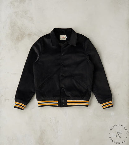 Dehen 1920 x Division Road Team Jacket - Brisbane Moss® Corduroy - Black