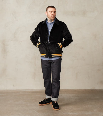 Dehen 1920 x Division Road Team Jacket - Brisbane Moss® Corduroy - Black