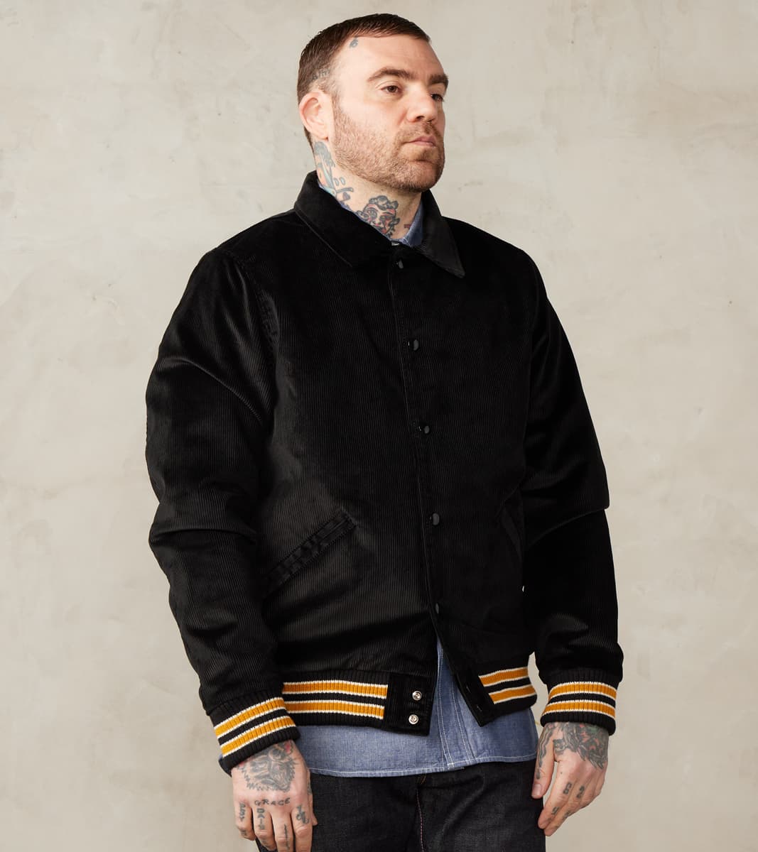 Team Jacket - Brisbane Moss® Corduroy - Black