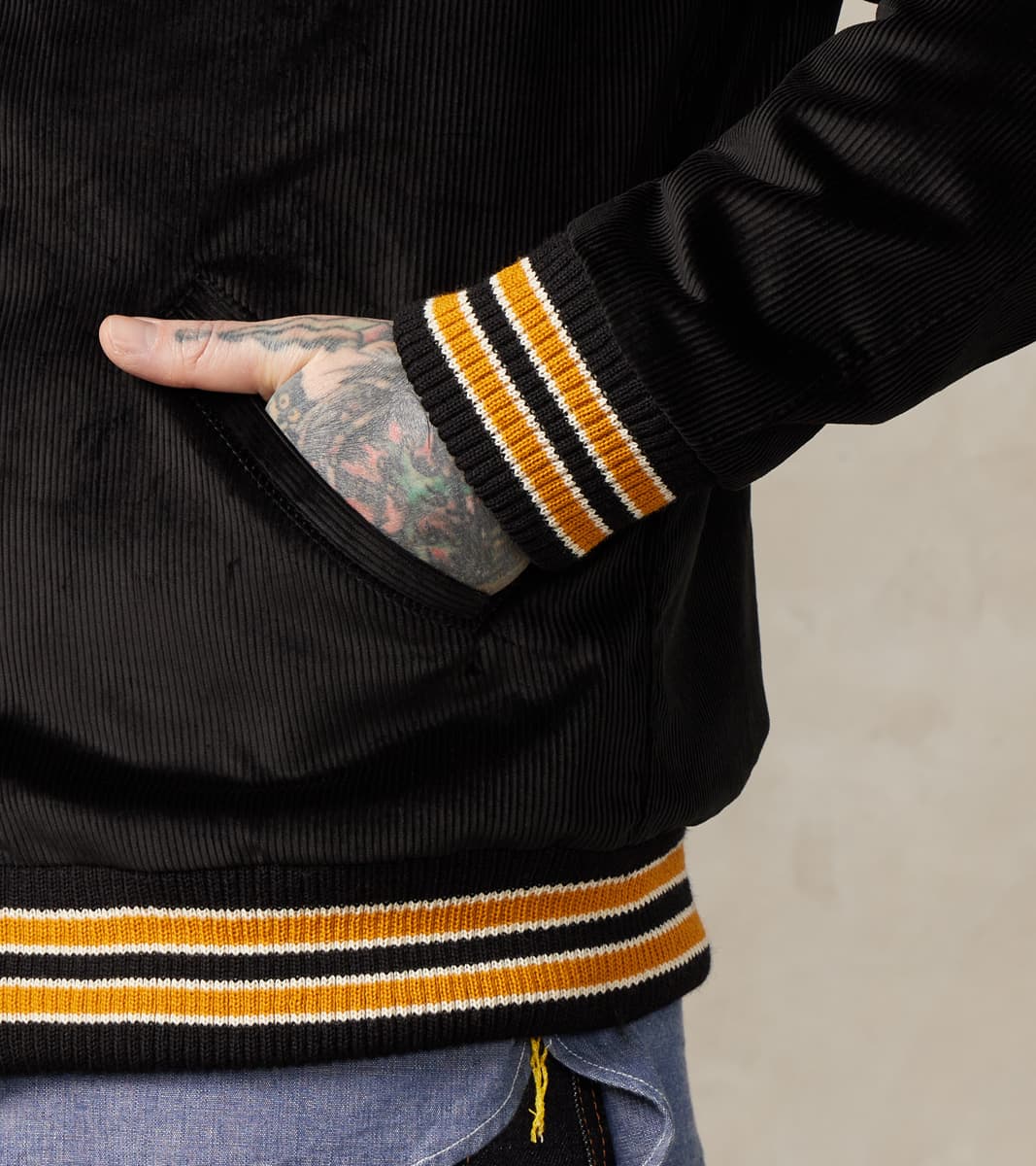 Team Jacket - Brisbane Moss® Corduroy - Black