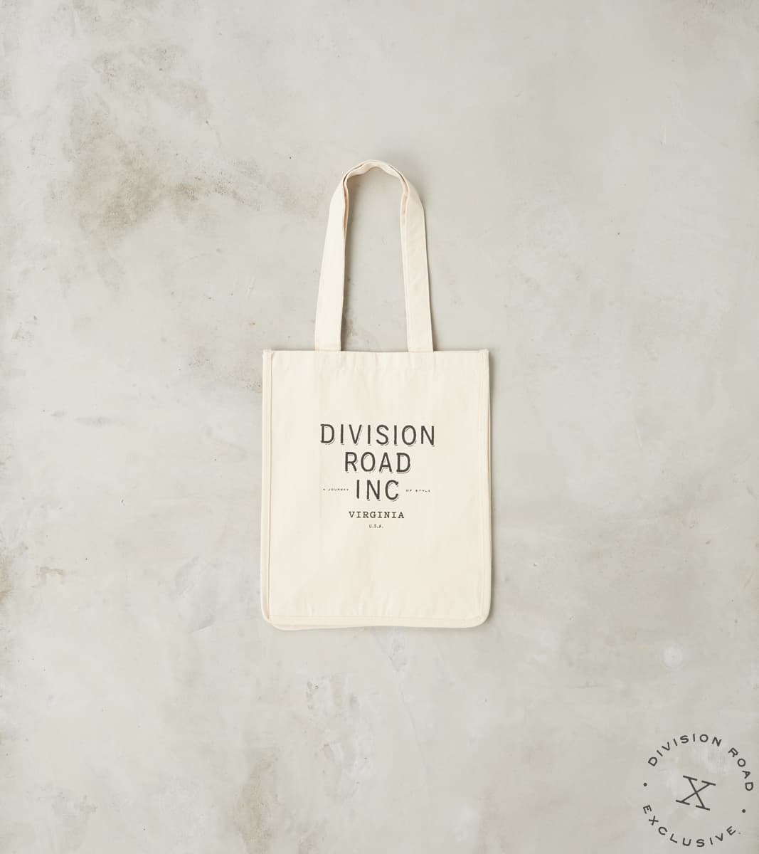 Division Road Tote - 12oz Natural Canvas