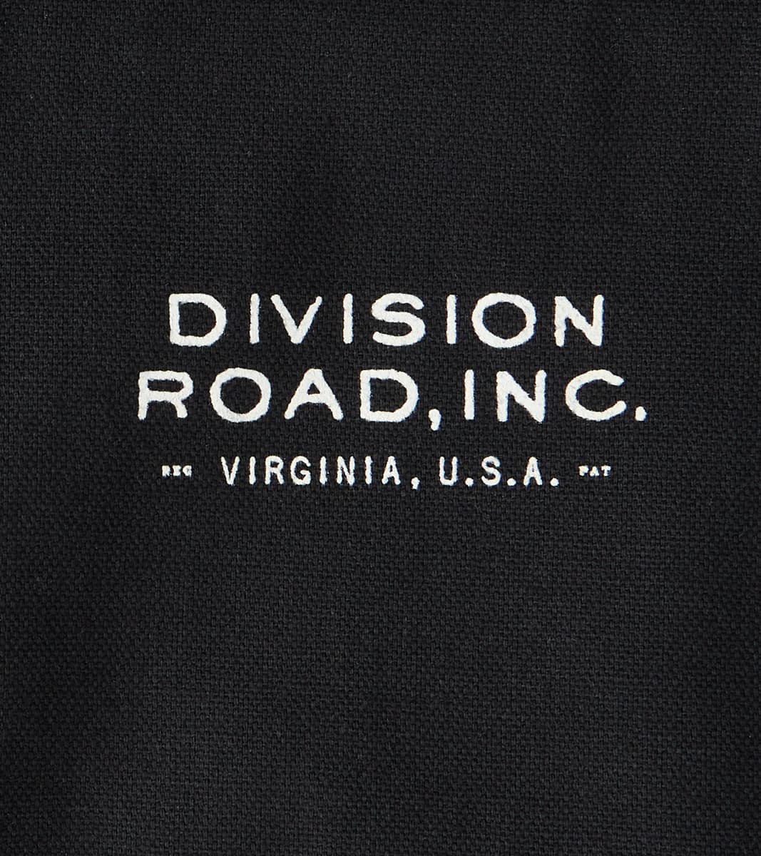 Division Road Timeless Tote - 12oz Black Canvas