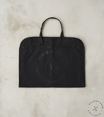 Division Road CVA Garment Bag - 11oz Black Oxford