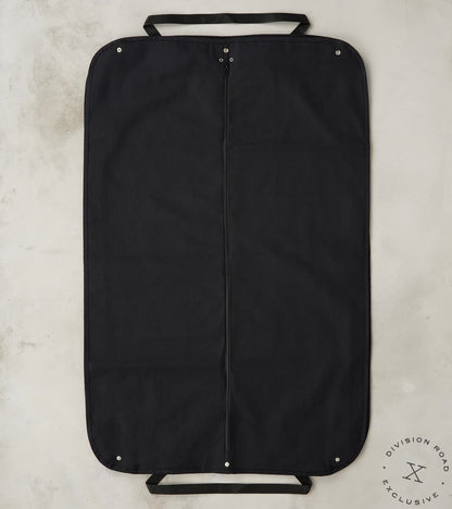 Division Road CVA Garment Bag - 11oz Black Oxford