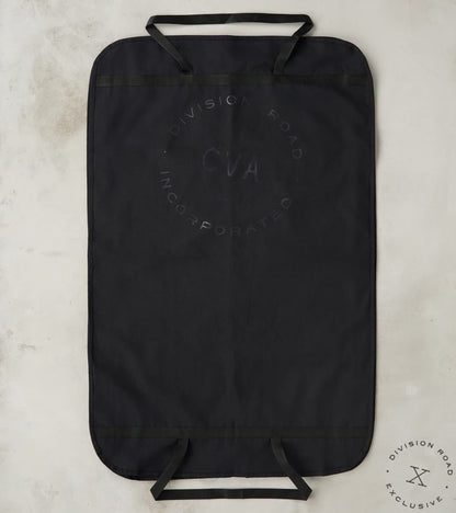 Division Road CVA Garment Bag - 11oz Black Oxford