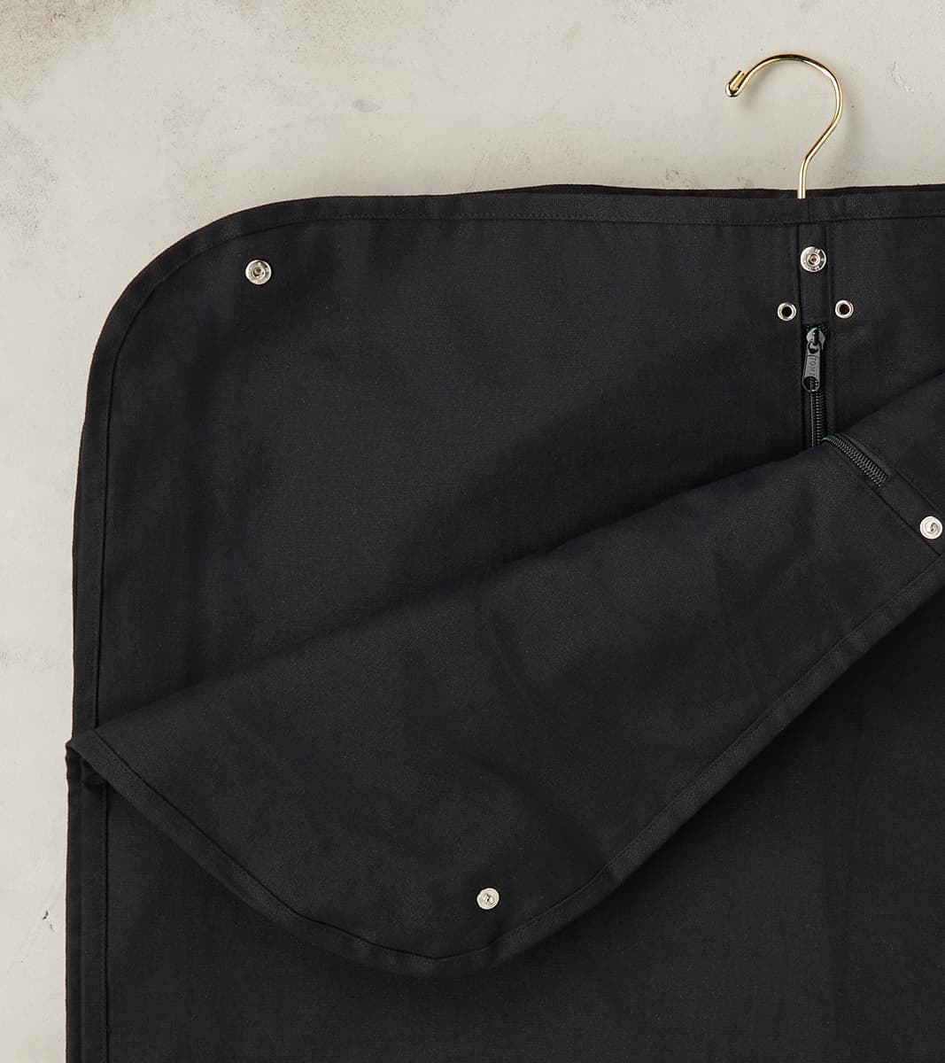 Division Road CVA Garment Bag - 11oz Black Oxford