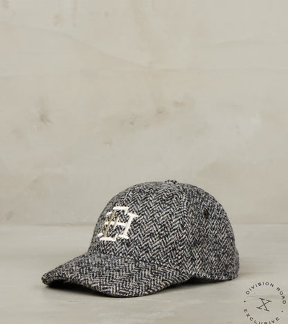 East Harbour Surplus EHS x Division Road Tiger Ball Cap - Charcoal Shetland Wool …