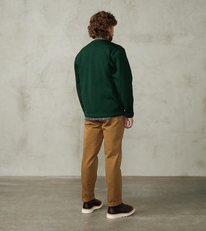 Enfield 121 Chino Trouser - Pleated Tapered - Beige Twill